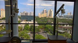 Relaxing views from the Aventura office